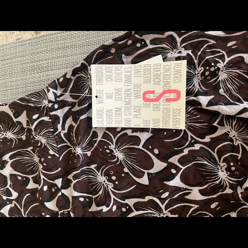 LulaRoe Azure A-line slinky butterfly print skirt